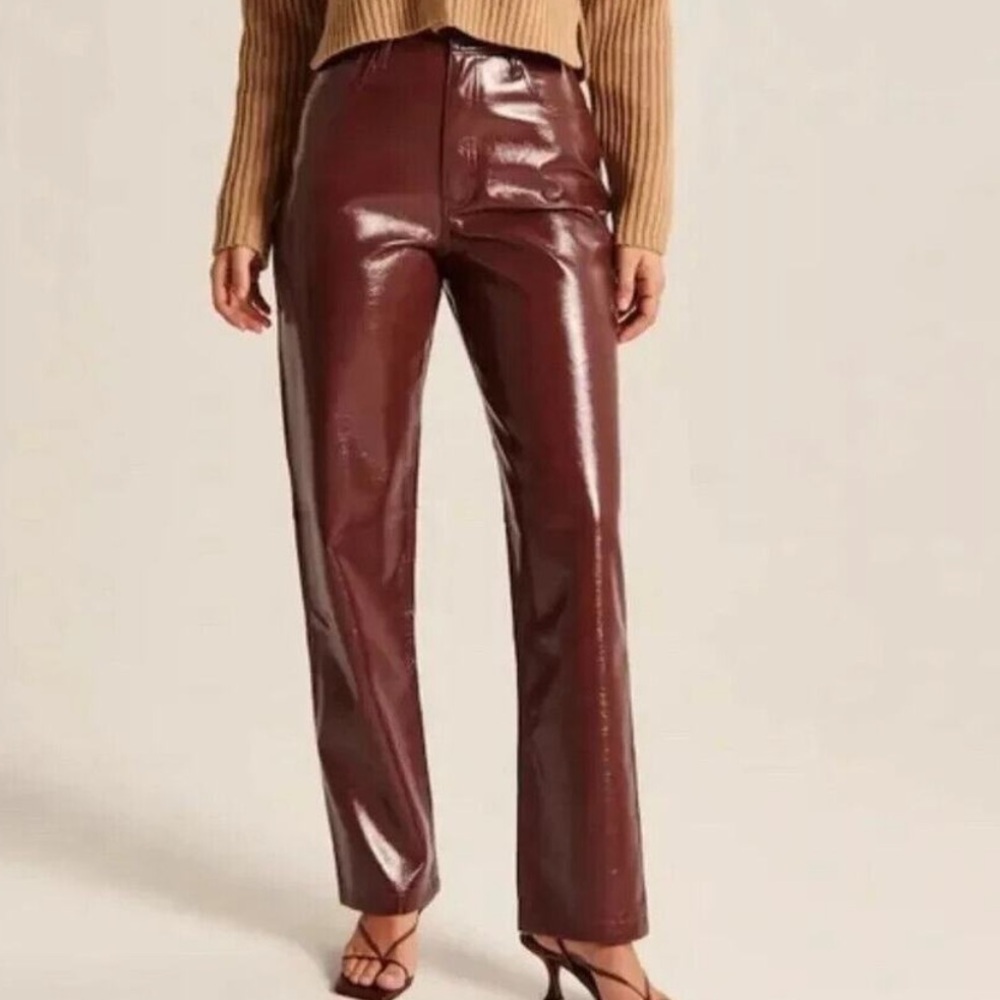 Abercrombie & Fitch Vegan Leather Pants